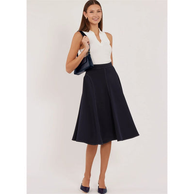 New Look Sewing Pattern N6825 Misses Skirts in Two Lengths 6825 Image 6 From Patternsandplains.com