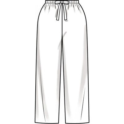 New Look Sewing Pattern N6829 Misses Pants in Two Lengths and Knit Tops 6829 Image 5 From Patternsandplains.com