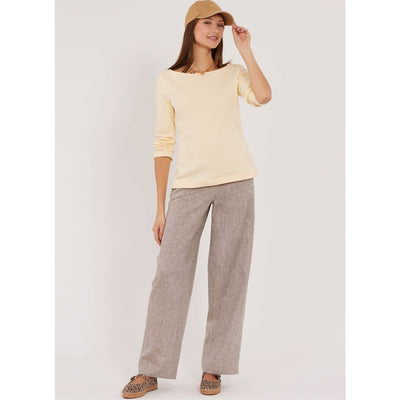 New Look Sewing Pattern N6829 Misses Pants in Two Lengths and Knit Tops 6829 Image 8 From Patternsandplains.com