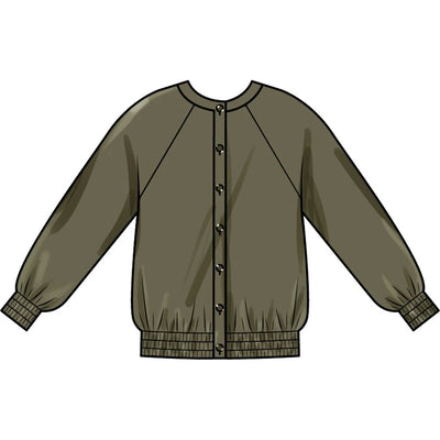 New Look Sewing Pattern N6830 Misses Jacket Top Pants and Shorts 6830 Image 3 From Patternsandplains.com