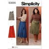 Simplicity Sewing Pattern S3005 Misses and Womens Skirts 3005 Image 1 From Patternsandplains.com