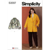 Simplicity Sewing Pattern S3007 Misses Coat and Jacket 3007 Image 1 From Patternsandplains.com