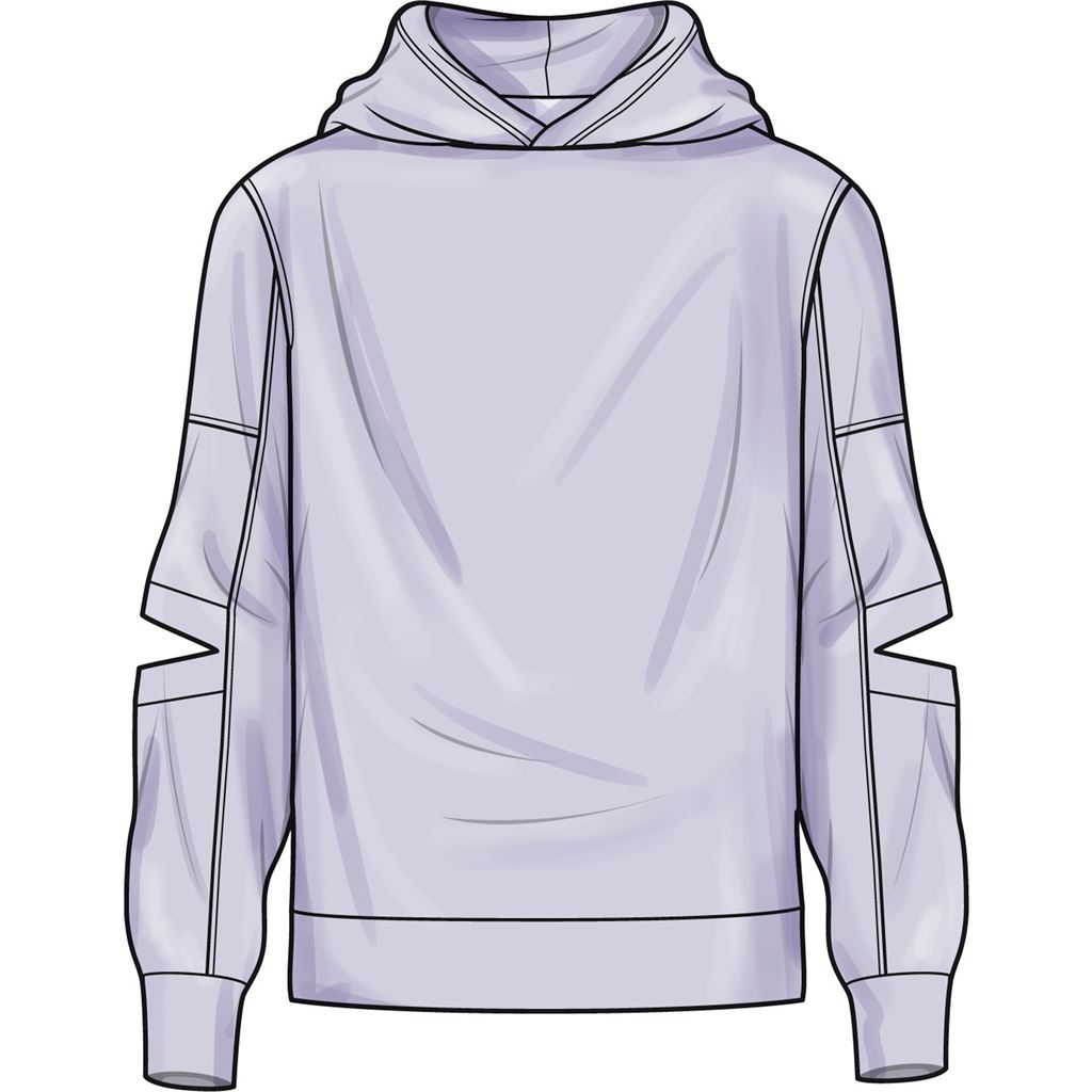 Simplicity Sewing Pattern S3012 Unisex Hoodies 3012 Image 4 From Patternsandplains.com