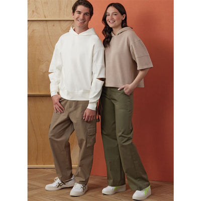 Simplicity Sewing Pattern S3012 Unisex Hoodies 3012 Image 5 From Patternsandplains.com