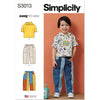 Simplicity Sewing Pattern S3013 Toddlers Hooded T Shirt and Jeans 3013 Image 1 From Patternsandplains.com