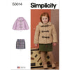 Simplicity Sewing Pattern S3014 Childrens Jacket and Skirts 3014 Image 1 From Patternsandplains.com