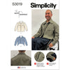 Simplicity Sewing Pattern S3019 Unisex Adaptive Shacket by Sewn Adaptive 3019 Image 1 From Patternsandplains.com