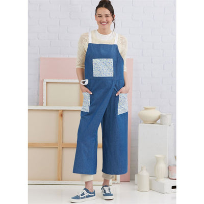 Simplicity Sewing Pattern S3021 Misses Aprons and Pant Aprons 3021 Image 4 From Patternsandplains.com