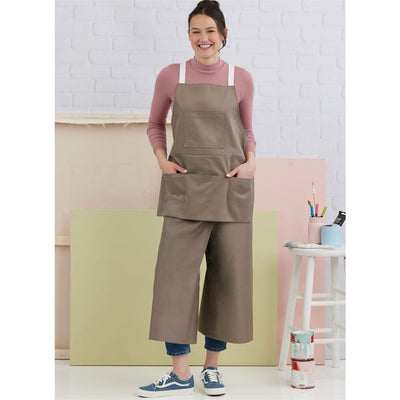 Simplicity Sewing Pattern S3021 Misses Aprons and Pant Aprons 3021 Image 5 From Patternsandplains.com