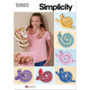 Simplicity Sewing Pattern S3022 Plush Critters 3022 Image 1 From Patternsandplains.com