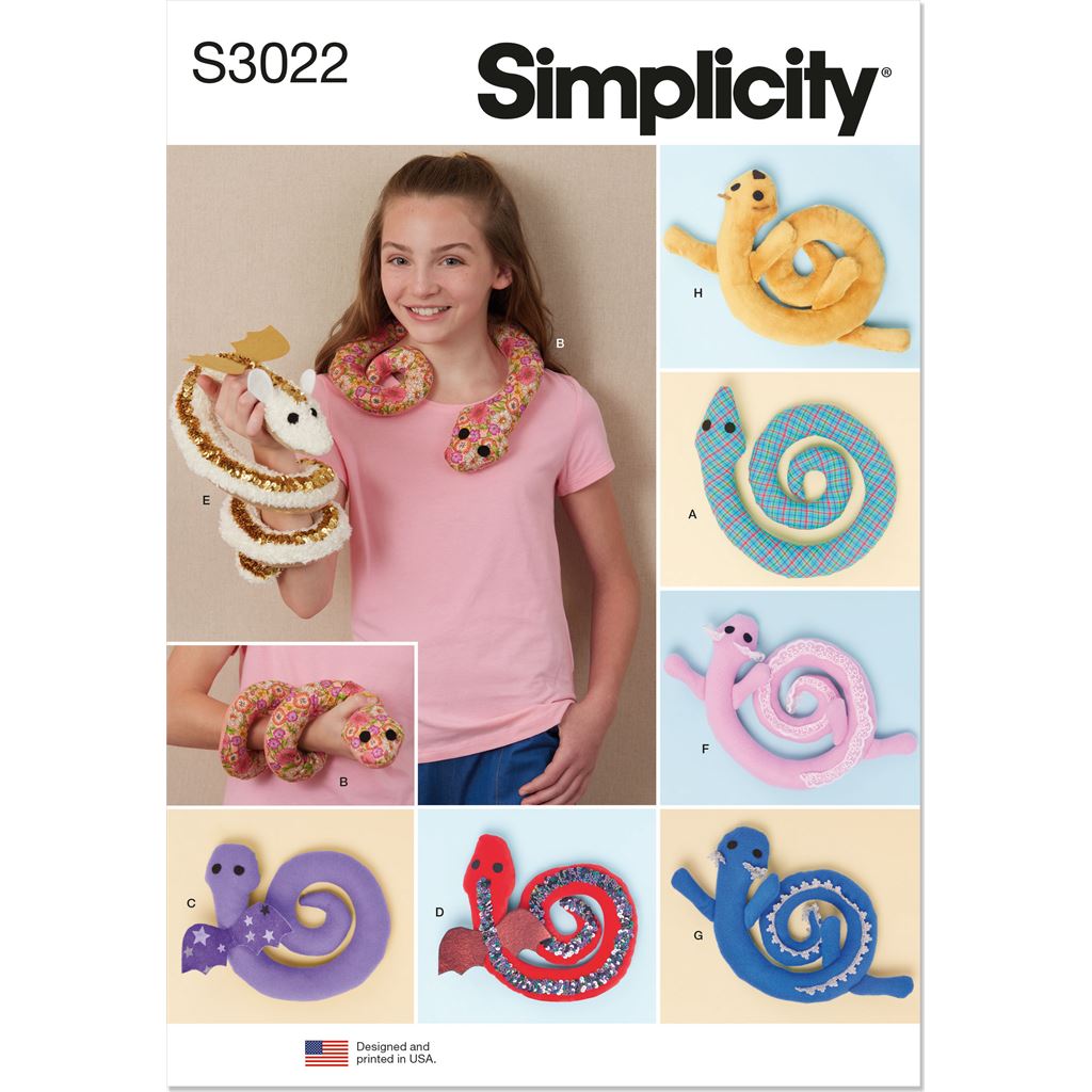 Simplicity Sewing Pattern S3022 Plush Critters 3022 Image 1 From Patternsandplains.com