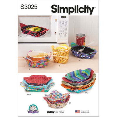 Simplicity Sewing Pattern S3025 Microwavable Cozies by Carla Reiss Design 3025 Image 1 From Patternsandplains.com