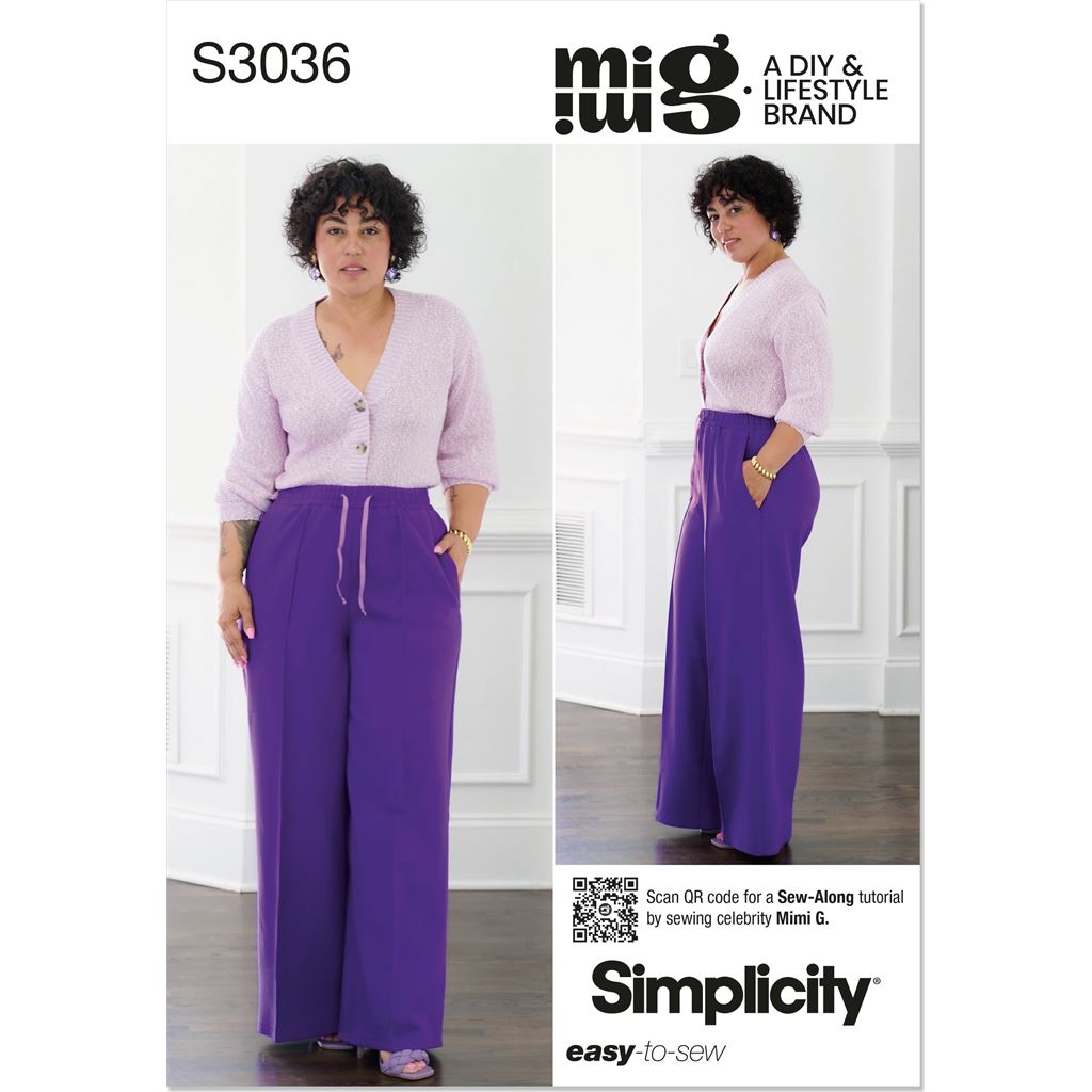 Simplicity Sewing Pattern S3036 Misses Pants by Mimi G Style 3036 Image 1 From Patternsandplains.com