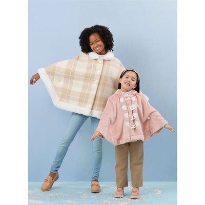 Simplicity Sewing Pattern S3043 Childrens and Girls Ponchos 3043 Image 2 From Patternsandplains.com