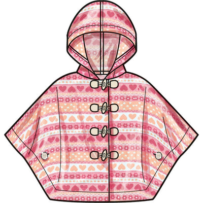 Simplicity Sewing Pattern S3043 Childrens and Girls Ponchos 3043 Image 5 From Patternsandplains.com