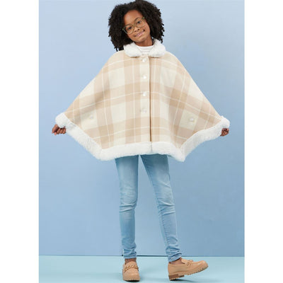 Simplicity Sewing Pattern S3043 Childrens and Girls Ponchos 3043 Image 8 From Patternsandplains.com