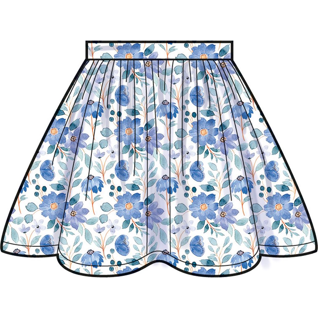 Simplicity Sewing Pattern S3044 Childrens and Girls Skirts Jacket and Knit Top 3044 Image 5 From Patternsandplains.com