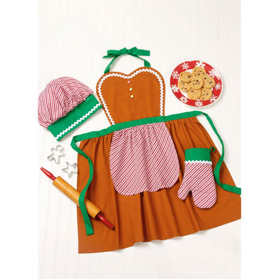 Simplicity Sewing Pattern S3050 Childrens and Misses Apron Mitts and Hat 3050 Image 3 From Patternsandplains.com