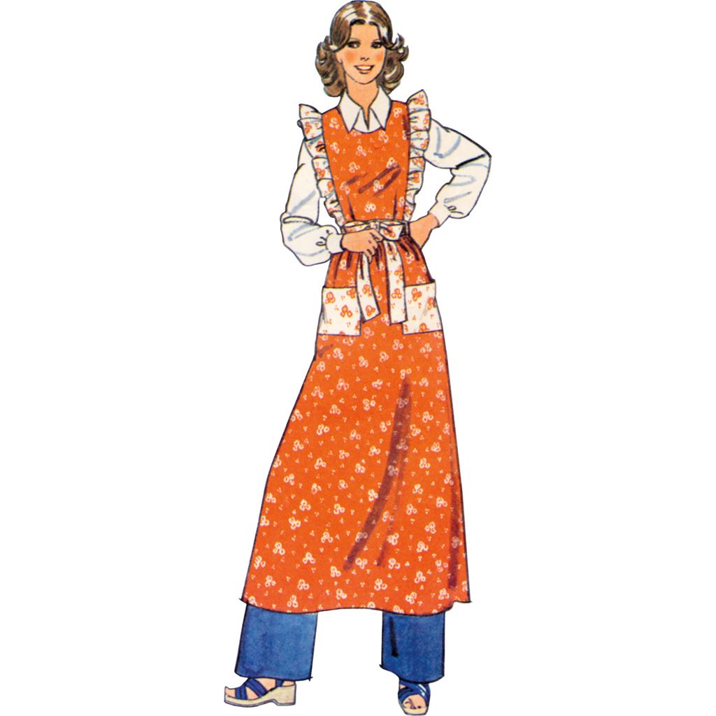 Simplicity Sewing Pattern S3051 Misses Apron in Two Lengths 3051 Image 4 From Patternsandplains.com
