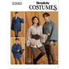 Simplicity Sewing Pattern S3062 Unisex Costume Shirts by Scissor IMP Workshop 3062 Image 1 From Patternsandplains.com