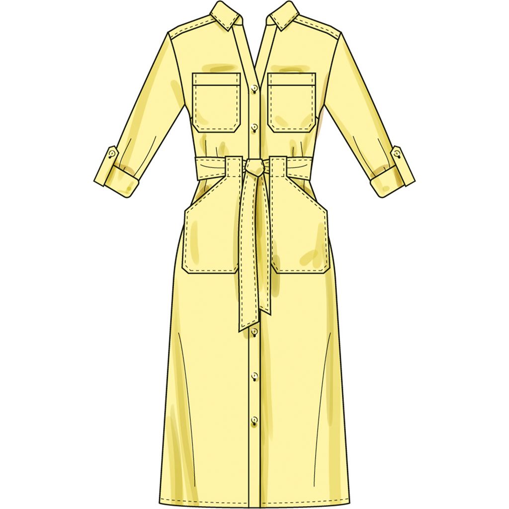 Simplicity Sewing Pattern S3065 Misses and Womens Dresses with Tie Belt 3065 Image 4 From Patternsandplains.com