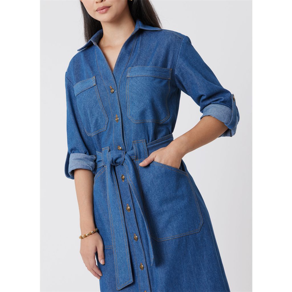 Simplicity Sewing Pattern S3065 Misses and Womens Dresses with Tie Belt 3065 Image 6 From Patternsandplains.com