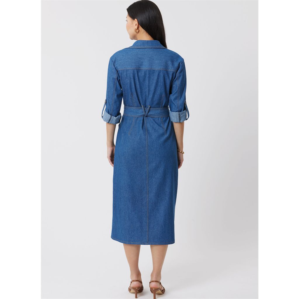 Simplicity Sewing Pattern S3065 Misses and Womens Dresses with Tie Belt 3065 Image 7 From Patternsandplains.com