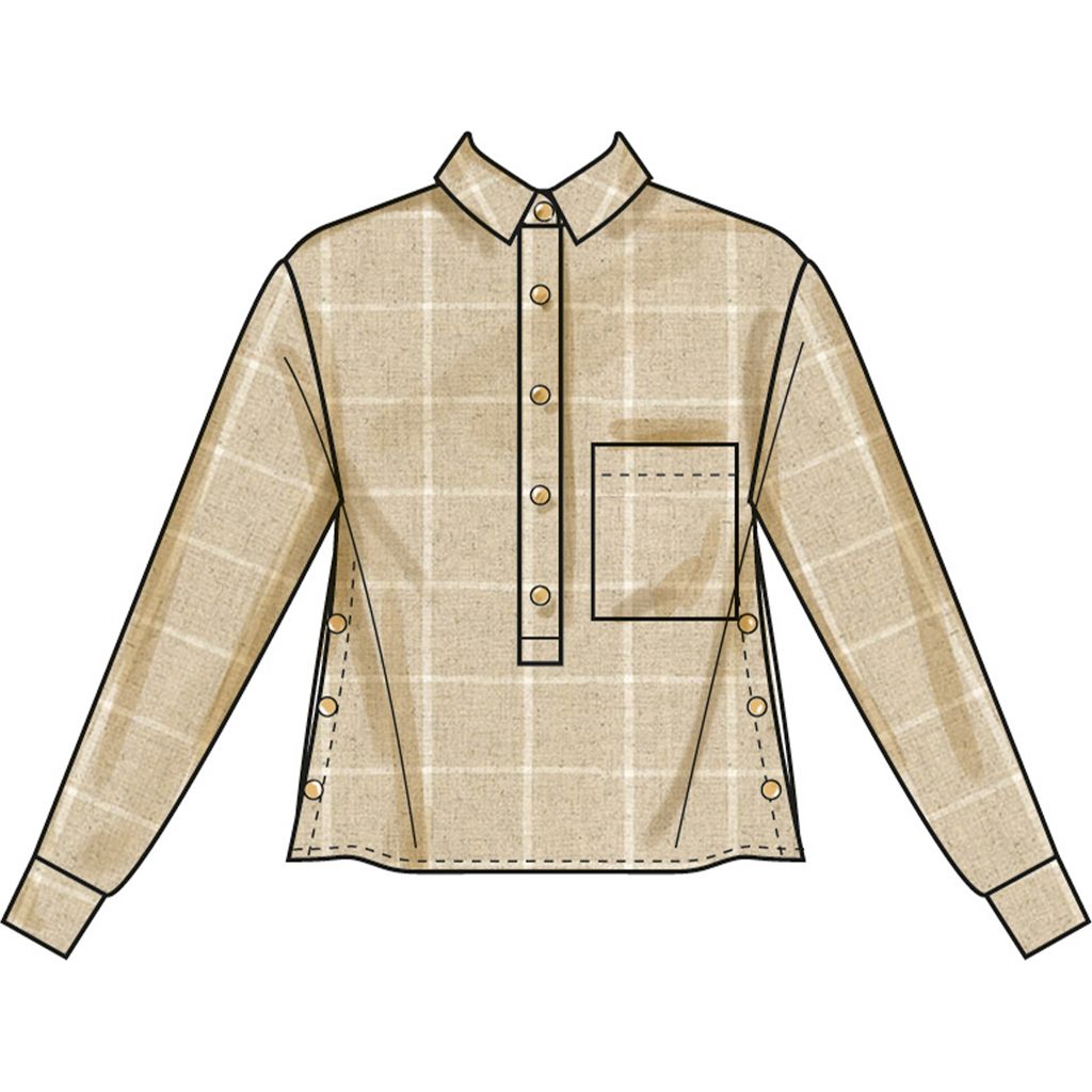 Simplicity Sewing Pattern S3068 Misses Top and Tunics 3068 Image 4 From Patternsandplains.com