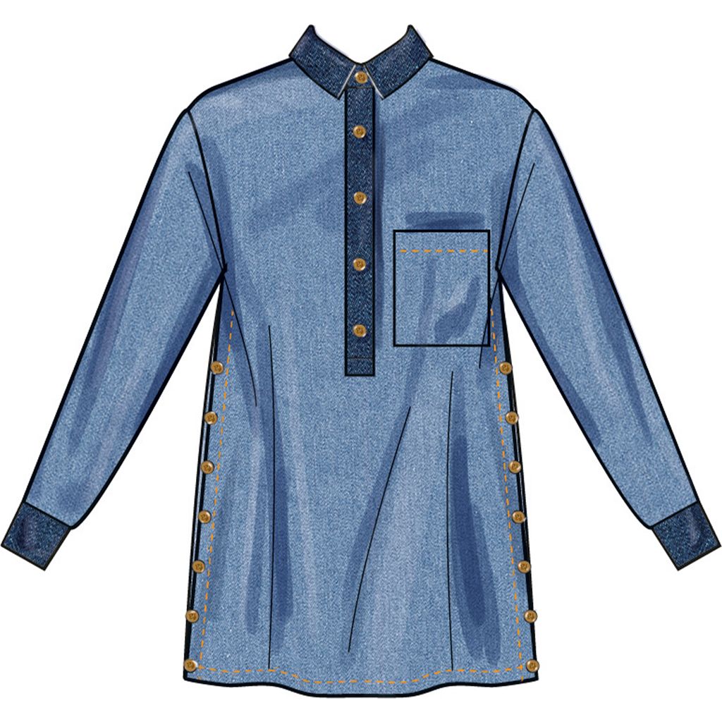 Simplicity Sewing Pattern S3068 Misses Top and Tunics 3068 Image 6 From Patternsandplains.com