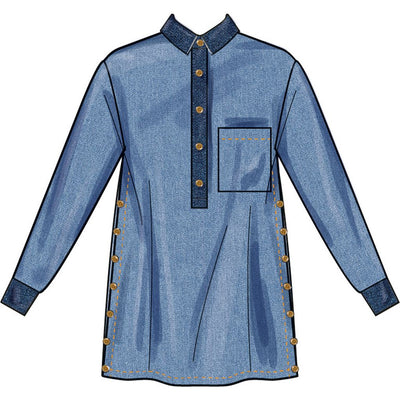 Simplicity Sewing Pattern S3068 Misses Top and Tunics 3068 Image 6 From Patternsandplains.com