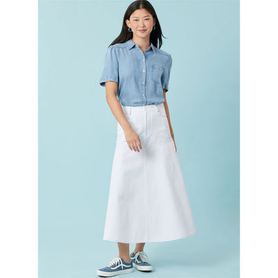 Simplicity Sewing Pattern S3070 Misses Skirts 3070 Image 2 From Patternsandplains.com