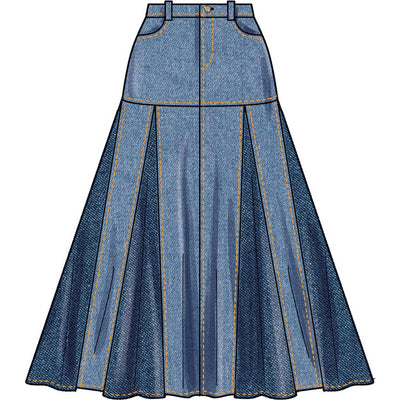 Simplicity Sewing Pattern S3070 Misses Skirts 3070 Image 5 From Patternsandplains.com