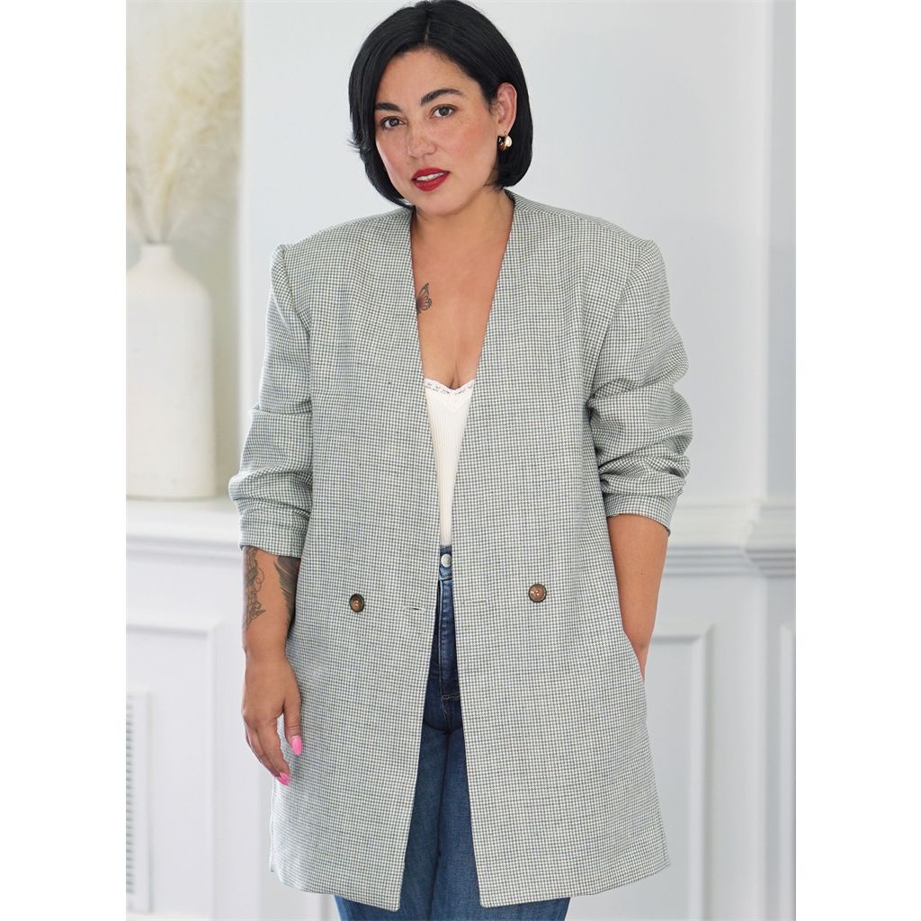 Simplicity Sewing Pattern S3071 Unisex Blazer by Mimi G Style 3071 Image 2 From Patternsandplains.com