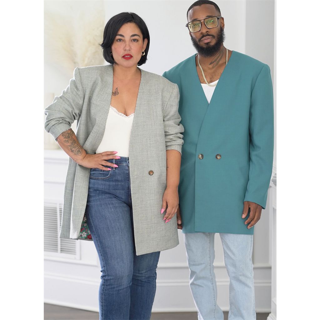 Simplicity Sewing Pattern S3071 Unisex Blazer by Mimi G Style 3071 Image 3 From Patternsandplains.com