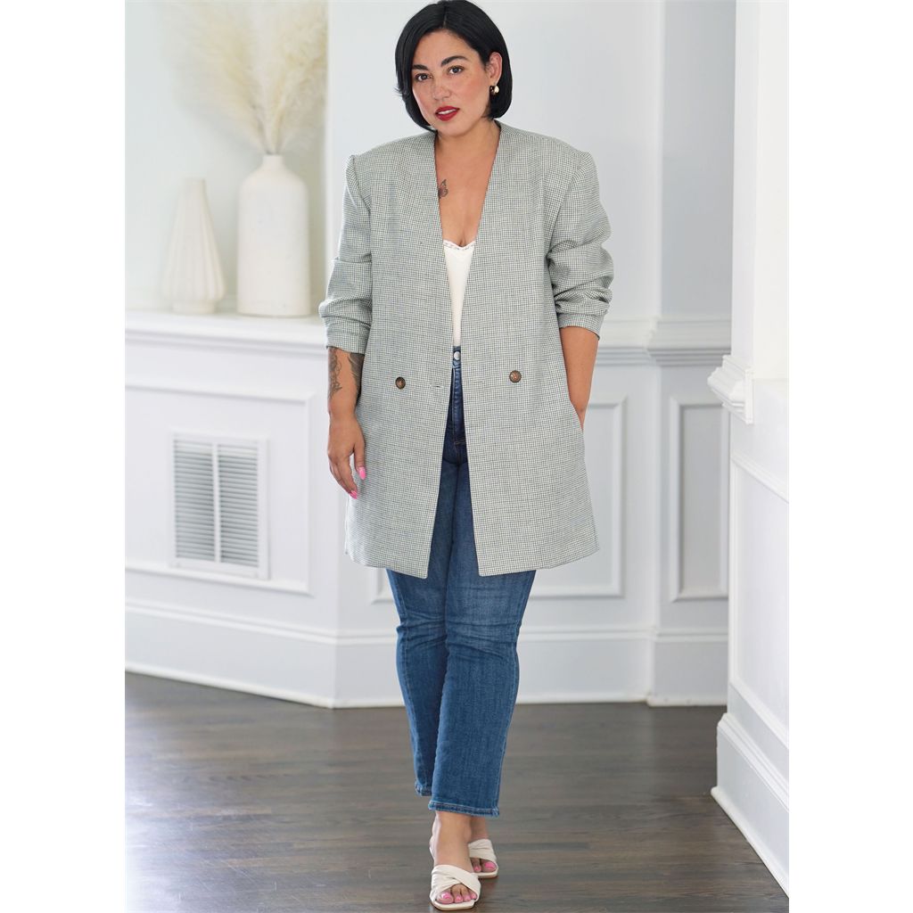 Simplicity Sewing Pattern S3071 Unisex Blazer by Mimi G Style 3071 Image 4 From Patternsandplains.com