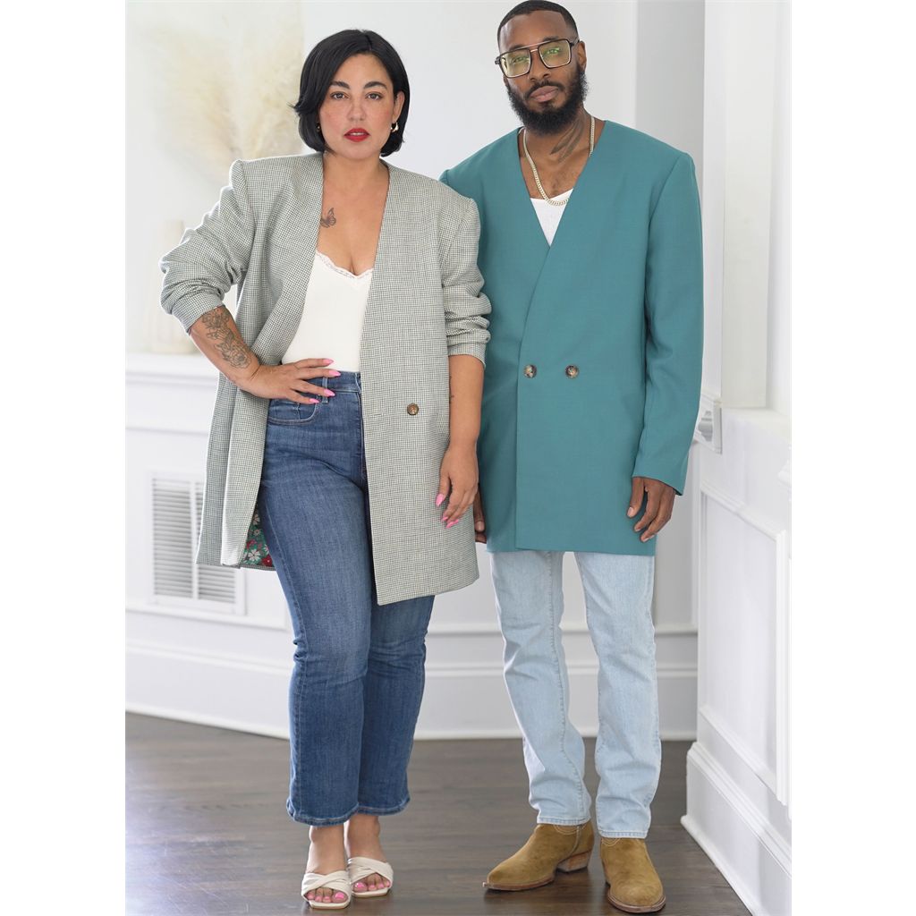 Simplicity Sewing Pattern S3071 Unisex Blazer by Mimi G Style 3071 Image 5 From Patternsandplains.com