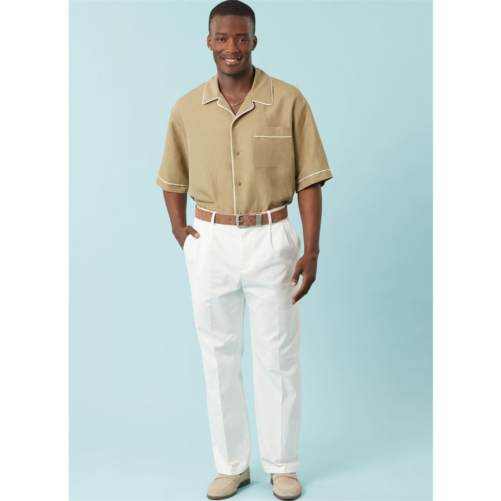 Simplicity Sewing Pattern S3075 Mens Shirts 3075 Image 6 From Patternsandplains.com