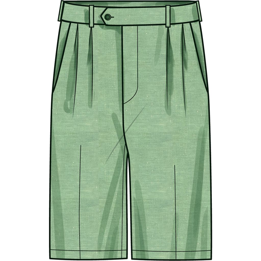 Simplicity Sewing Pattern S3076 Mens Tops Shorts and Pants 3076 Image 5 From Patternsandplains.com