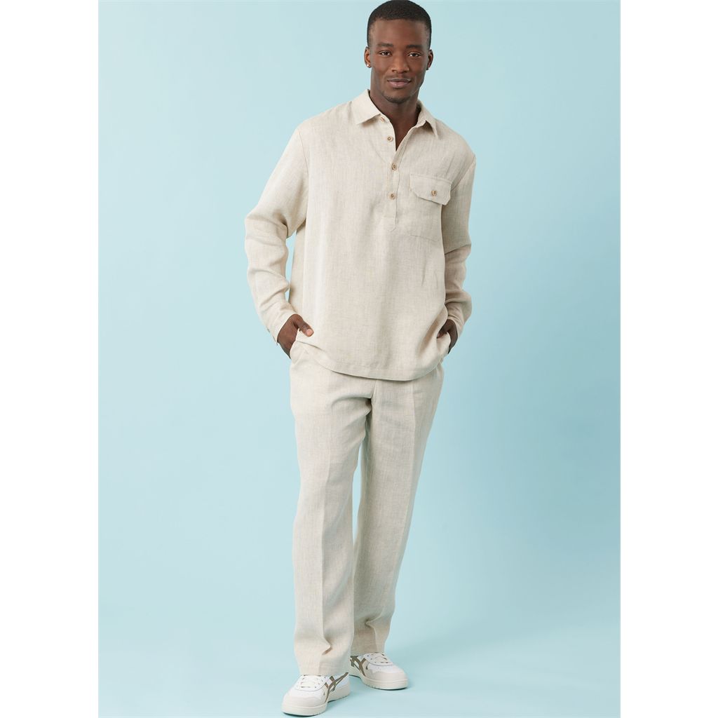 Simplicity Sewing Pattern S3076 Mens Tops Shorts and Pants 3076 Image 7 From Patternsandplains.com