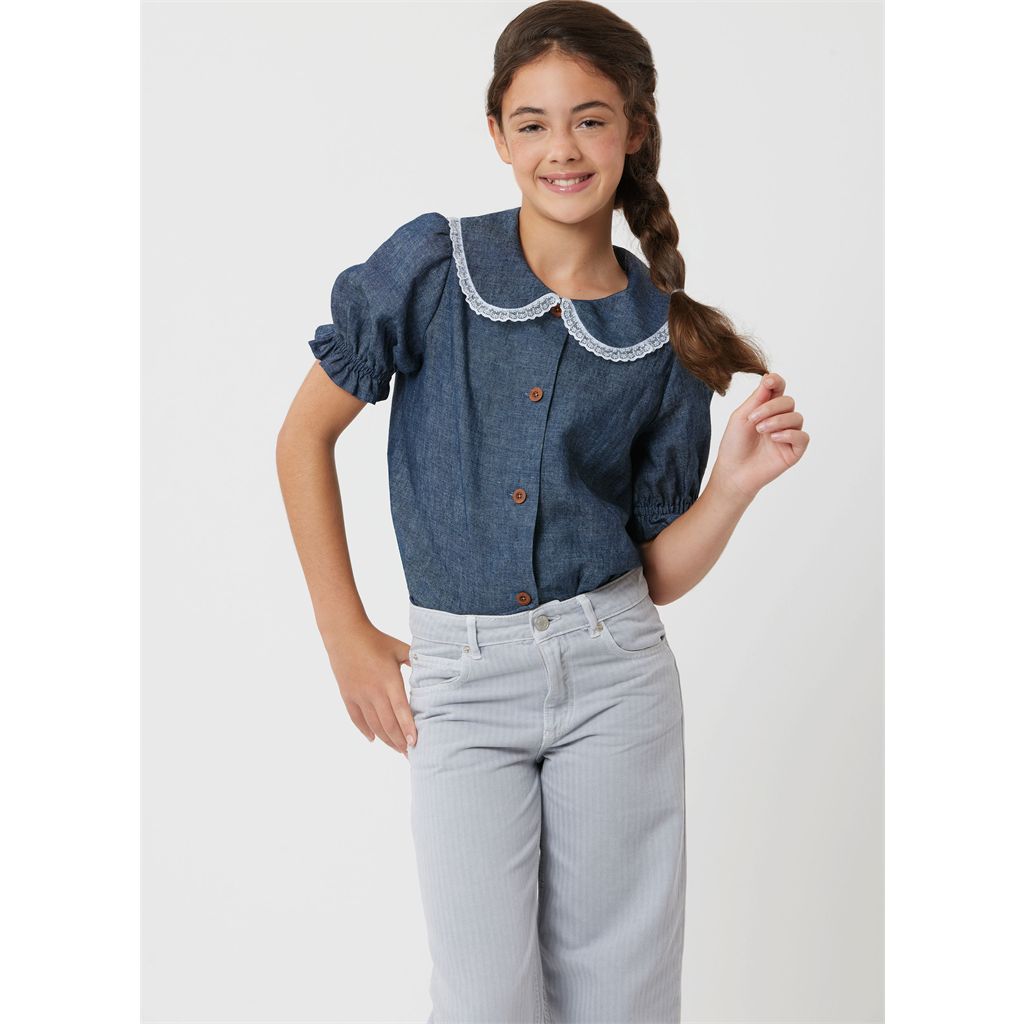 Simplicity Sewing Pattern S3077 Girls Tops 3077 Image 6 From Patternsandplains.com