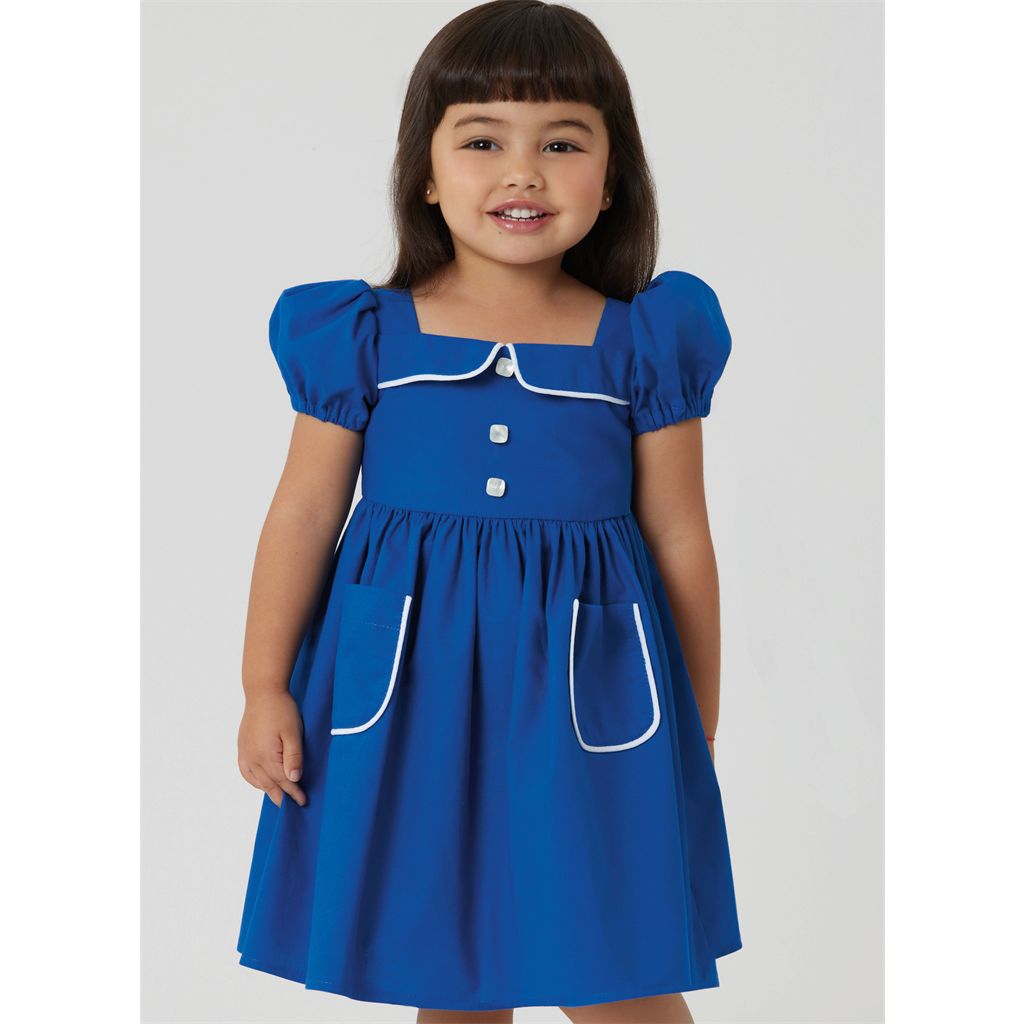 Simplicity Sewing Pattern S3080 Toddlers Dresses 3080 Image 2 From Patternsandplains.com