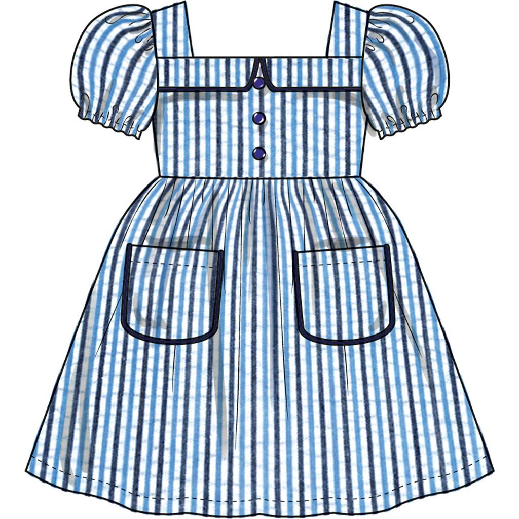 Simplicity Sewing Pattern S3080 Toddlers Dresses 3080 Image 3 From Patternsandplains.com