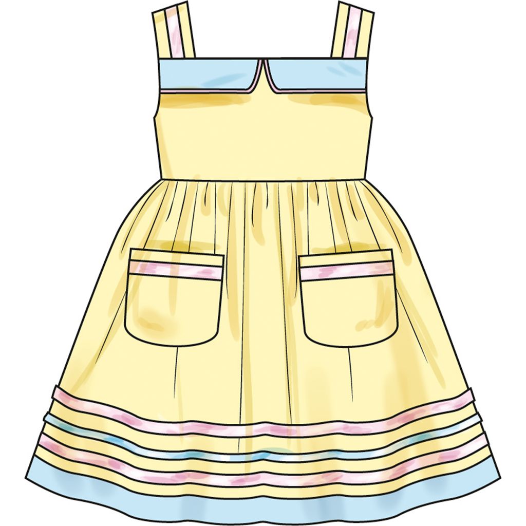 Simplicity Sewing Pattern S3080 Toddlers Dresses 3080 Image 5 From Patternsandplains.com