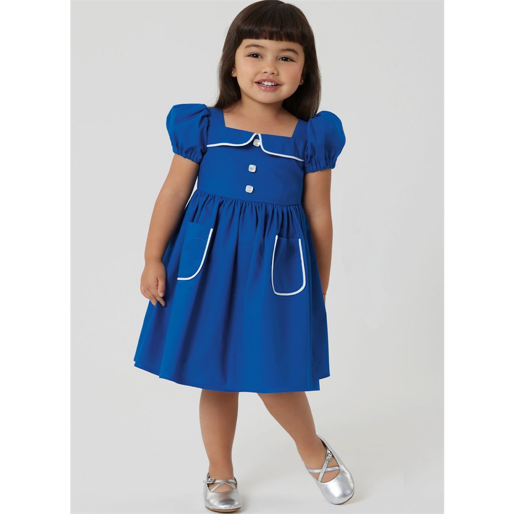 Simplicity Sewing Pattern S3080 Toddlers Dresses 3080 Image 6 From Patternsandplains.com