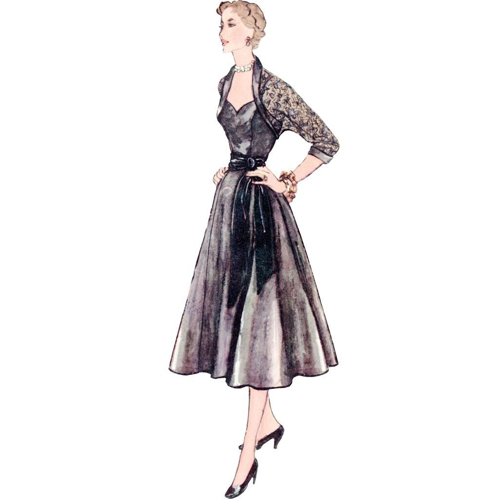 Simplicity Sewing Pattern S3082 Misses Afternoon and Evening Dress and Bolero 3082 Image 3 From Patternsandplains.com