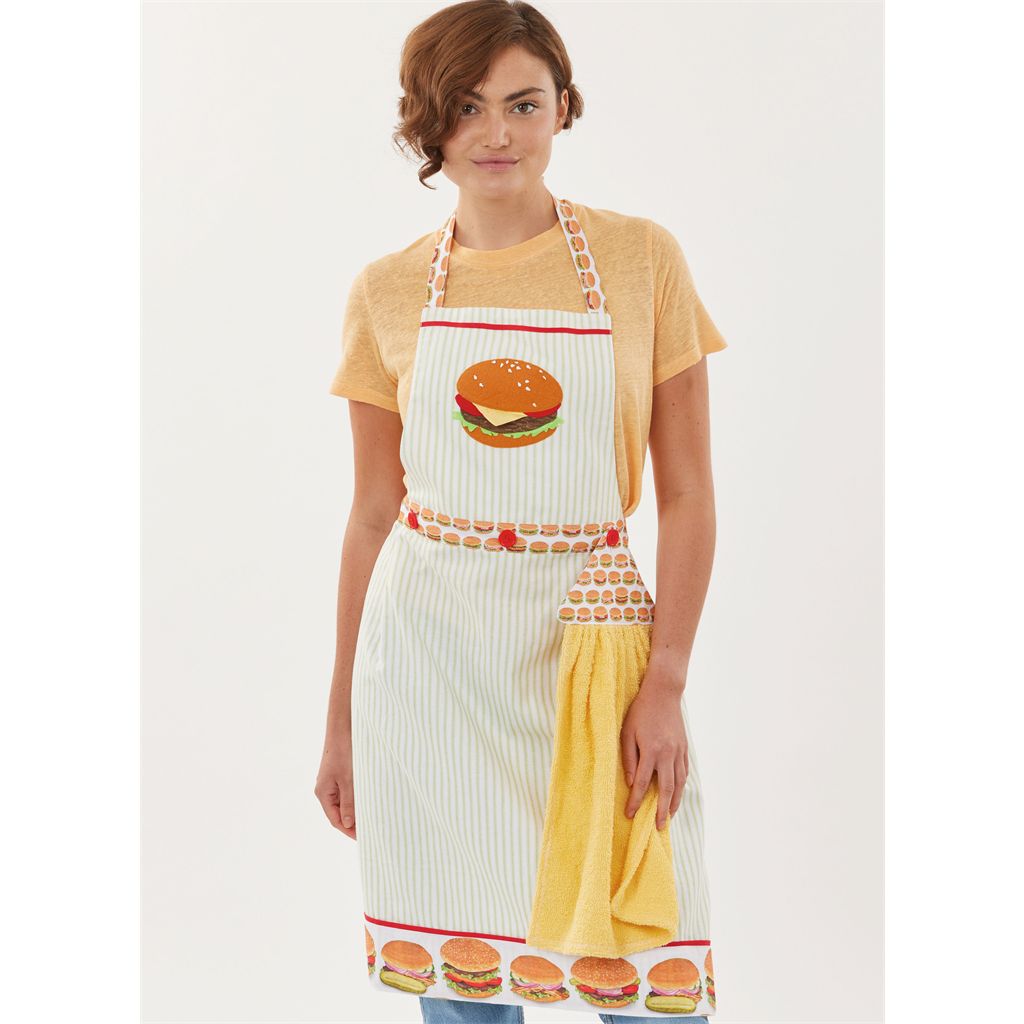 Simplicity Sewing Pattern S3087 Aprons in Sizes S M L and Kitchen Accessories by Carla Reiss 3087 Image 4 From Patternsandplains.com