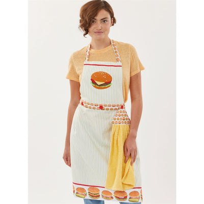 Simplicity Sewing Pattern S3087 Aprons in Sizes S M L and Kitchen Accessories by Carla Reiss 3087 Image 4 From Patternsandplains.com
