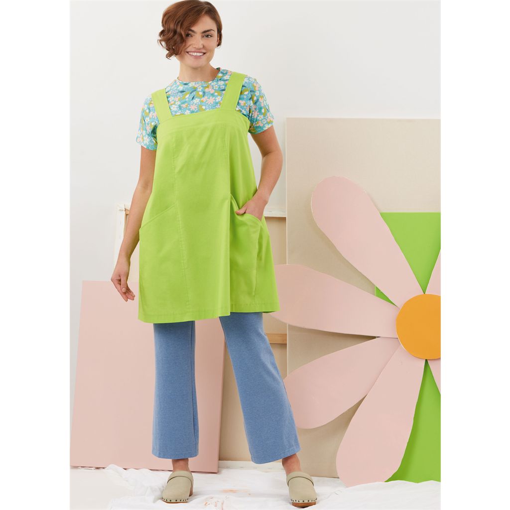 Simplicity Sewing Pattern S3088 Misses Tops Pants and Apron Dresses by Elaine Heigl Designs 3088 Image 6 From Patternsandplains.com