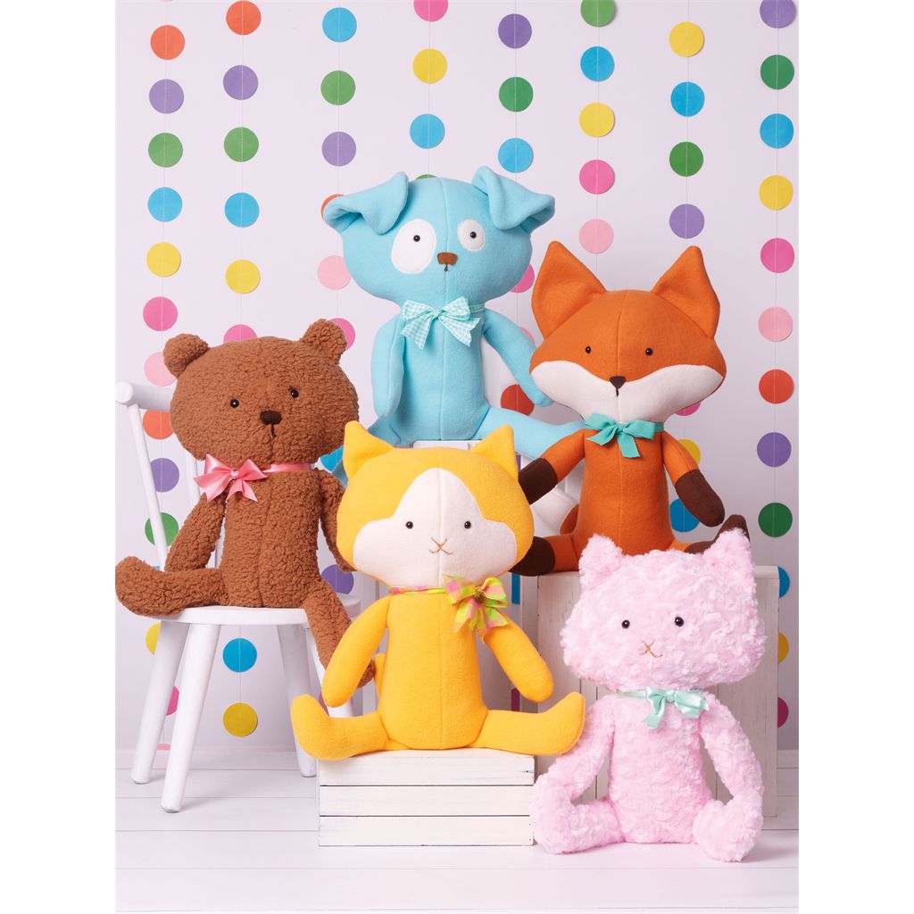 Simplicity Sewing Pattern S3089 Plush Pets by Elaine Heigl Designs 3089 Image 2 From Patternsandplains.com