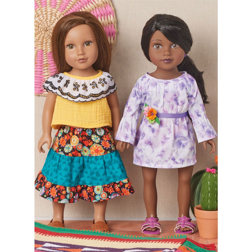 Simplicity Sewing Pattern S3092 18 Doll Clothes by Carla Reiss 3092 Image 2 From Patternsandplains.com